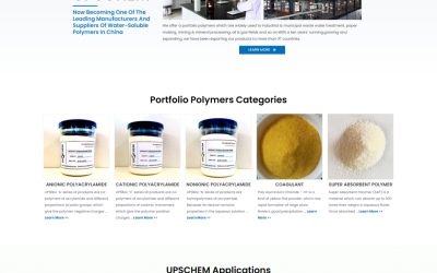 WordPress外贸建站公司案例:聚合物制造商 B2B外贸独立站 阴离子聚丙烯酰胺、阳离子聚丙烯酰胺、非离子聚丙烯酰胺、凝聚剂以及超级吸水聚合物