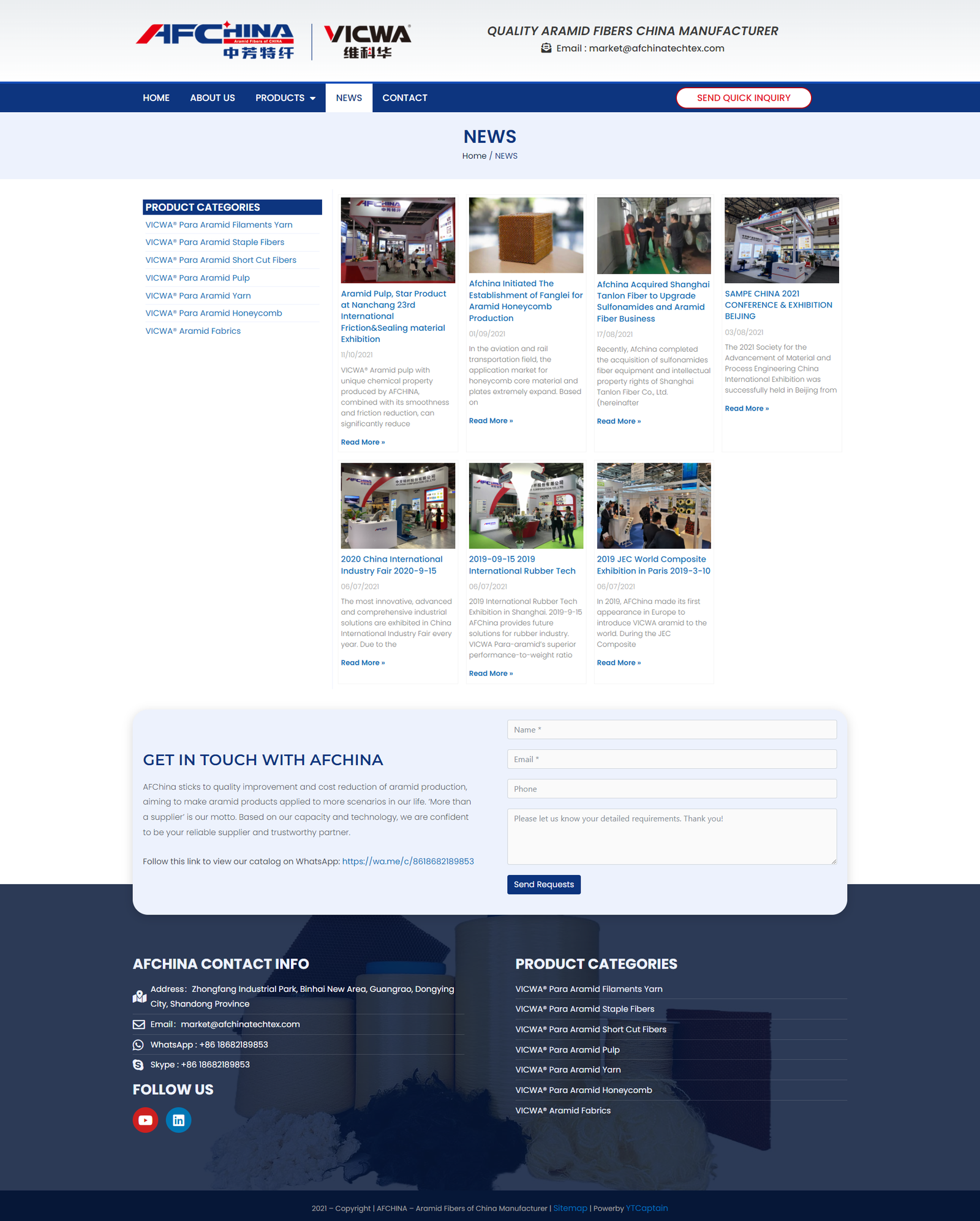 wordpress外贸建站公司案例:芳纶纤维及复合材料企业 b2b外贸独立站 长丝、短纤维、短切纤维、浆粕、纱线及蜂窝结构材料 wordpress外贸建站公司案例:芳纶纤维及复合材料企业 b2b外贸独立站 长丝、短纤维、短切纤维、浆粕、纱线及蜂窝结构材料