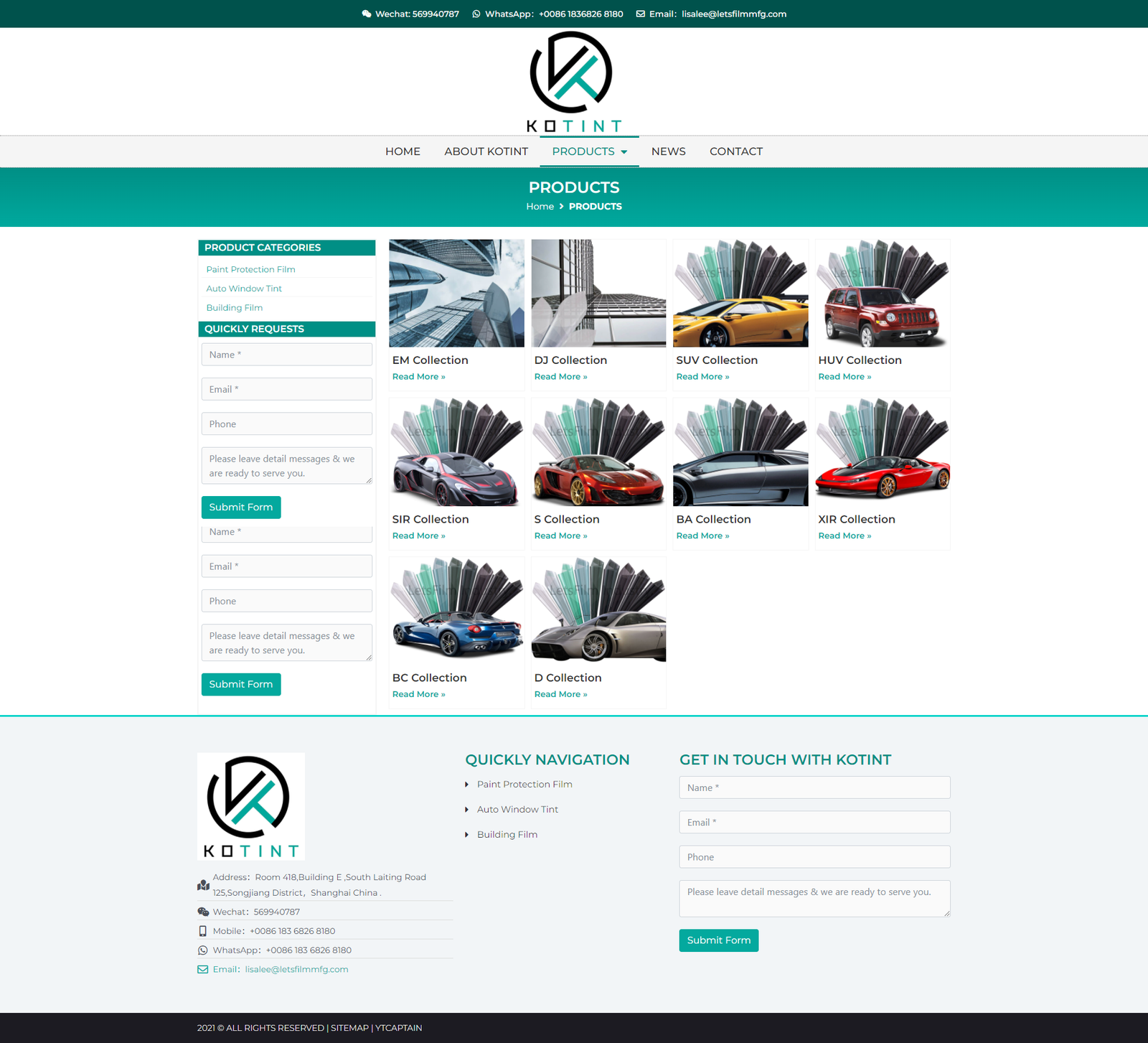 wordpress外贸建站公司案例:膜类产品制造商 b2b外贸独立站 油漆保护膜、汽车窗膜、建筑膜 wordpress外贸建站公司案例:膜类产品制造商 b2b外贸独立站 油漆保护膜、汽车窗膜、建筑膜