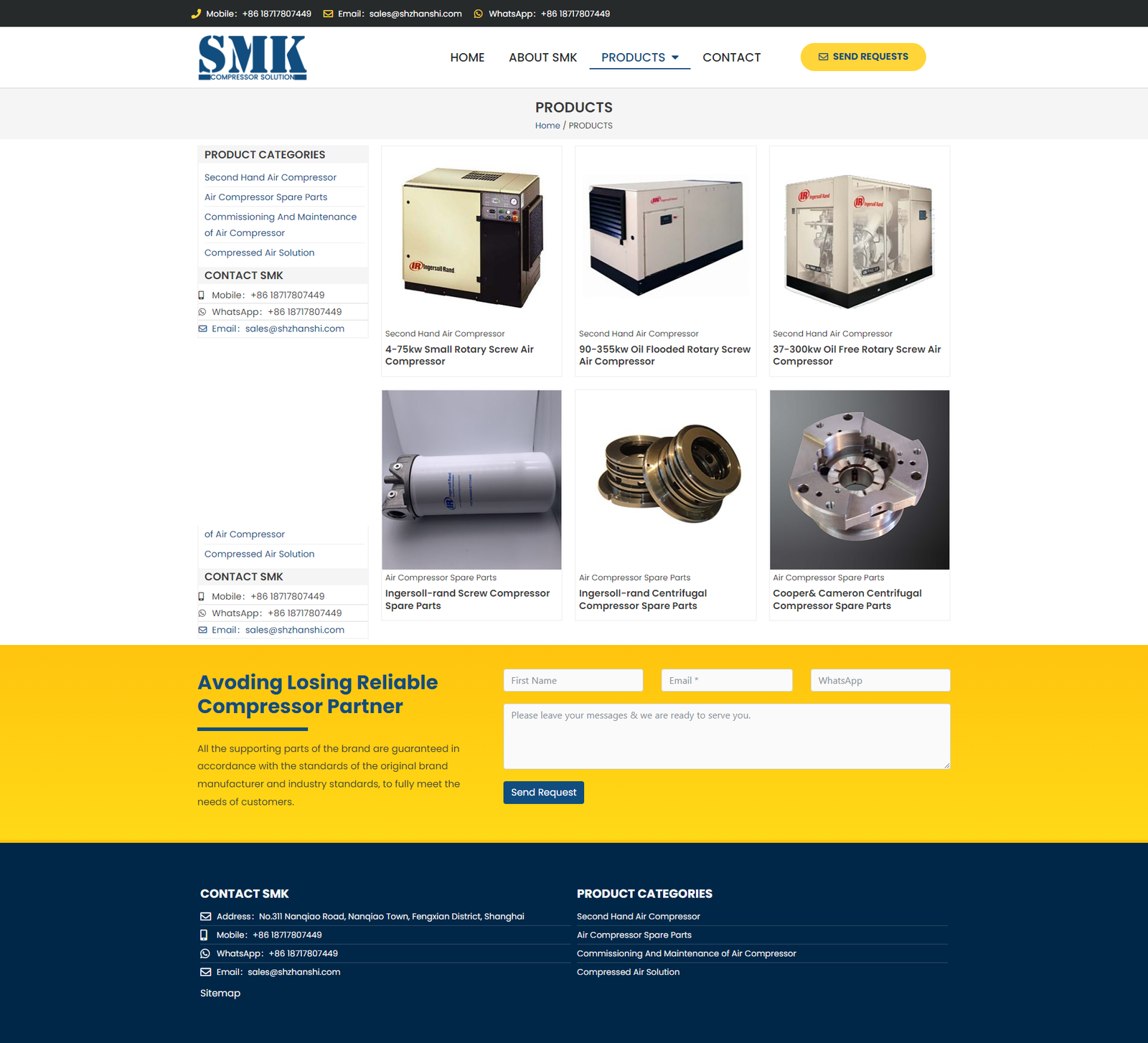 wordpress外贸建站公司案例:空气压缩机及相关设备供应商 b2b外贸独立站 二手空气压缩机、空气压缩机备件、调试与维护 wordpress外贸建站公司案例:空气压缩机及相关设备供应商 b2b外贸独立站 二手空气压缩机、空气压缩机备件、调试与维护