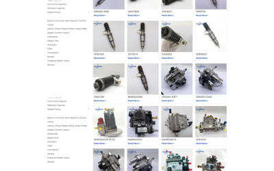 WordPress外贸建站公司案例:柴油喷射系统及共轨部件制造商 B2B外贸独立站 柴油喷射器、柴油泵及共轨系统核心组件