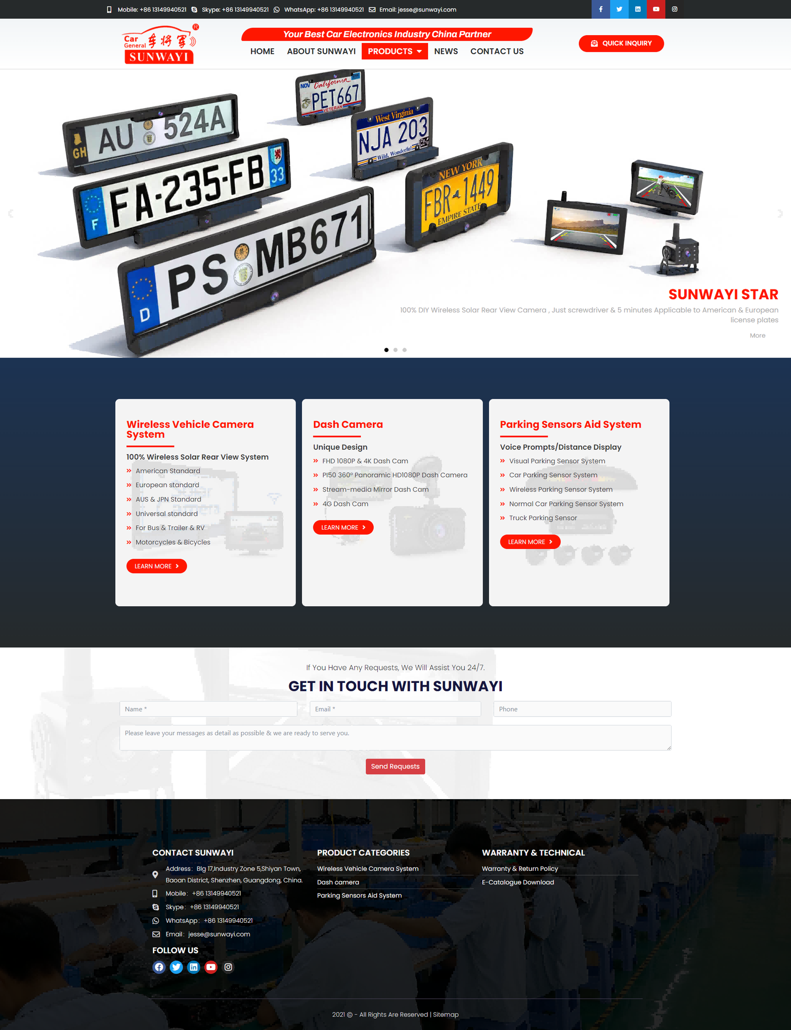 wordpress外贸建站公司案例:无线车辆摄像系统及行车记录仪制造商 b2b外贸独立站 无线太阳能后视系统、行车记录仪、停车传感器系统等汽车电子产品 wordpress外贸建站公司案例:无线车辆摄像系统及行车记录仪制造商 b2b外贸独立站 无线太阳能后视系统、行车记录仪、停车传感器系统等汽车电子产品