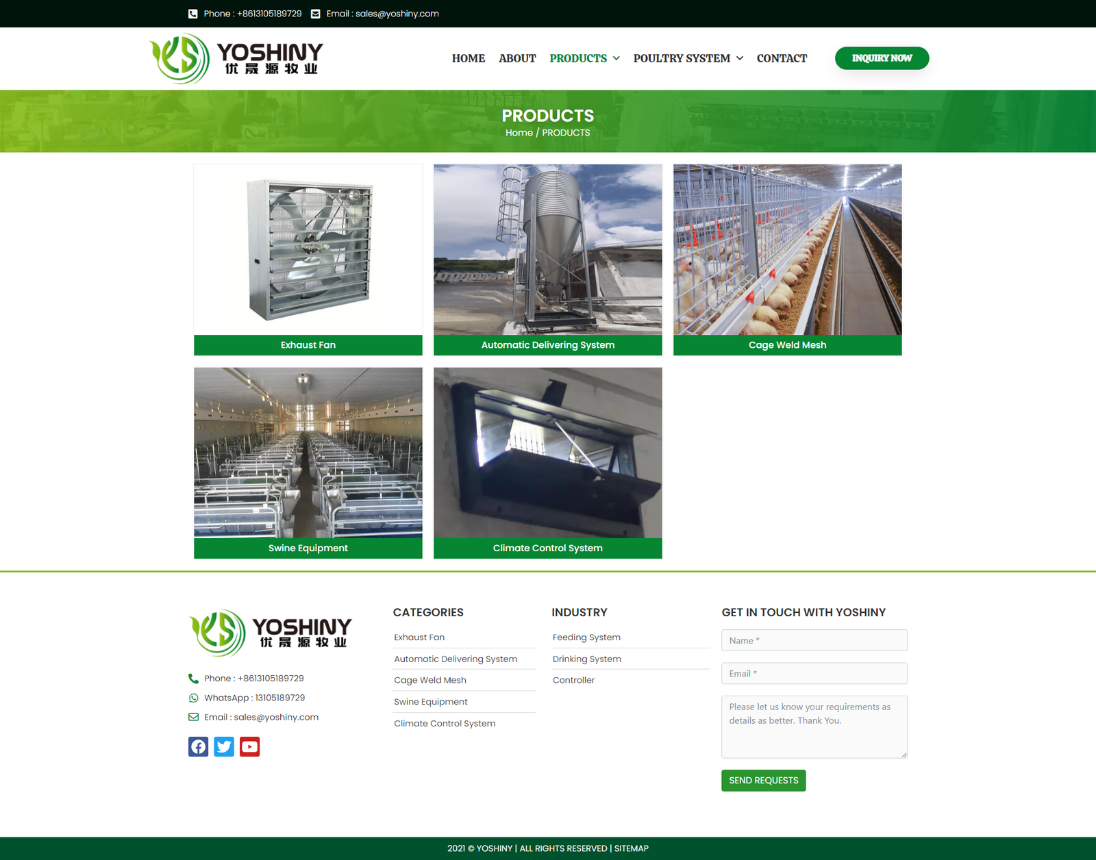 wordpress外贸建站公司案例:通风设备和养殖设备供应商b2b外贸独立站 排气扇、自动输送系统、笼焊接网、猪舍设备 wordpress外贸建站公司案例:通风设备和养殖设备供应商b2b外贸独立站 排气扇、自动输送系统、笼焊接网、猪舍设备